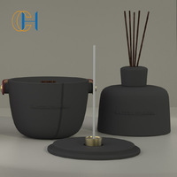 Bougeoir en céramique diffuseur de parfum de maison de marque privée C & H coffret cadeau
