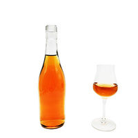 Bouteille en verre transparente de 500 ml vide pour spiritueux, vodka, gin, champagne, liqueur, soda avec bouchon à vis