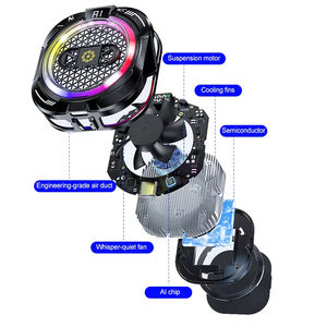 Enfriador de Teléfono Semiconductor Ice Cold Th19 Pro con Pantalla Digital, 9V, Enfriamiento Potente, Clip Magnético 2 en 1 para Juegos - Product Image 1