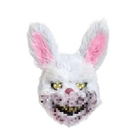 Lapin ours en peluche masque effrayant Halloween décor pour les fêtes lapin conception confortable ajustement pour Halloween carnaval et événement costumé