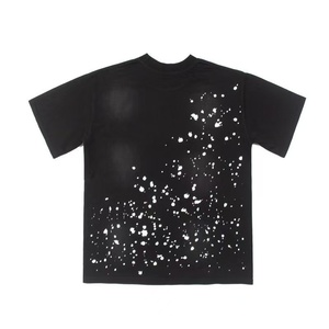 T-shirt à manches courtes imprimé lettres rétro classiques Splash Ink SATOSHI <span class=keywords><strong>NAKAMOTO</strong></span> pour hommes et femmes - Product Image 2