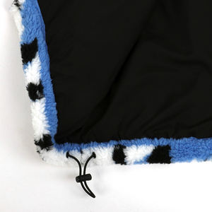 Jaket bulu halus hangat musim dingin desain baru jaket Sherpa bulu domba cetak kustom/timbul Logo bulu domba jaket pria - Product Image 6