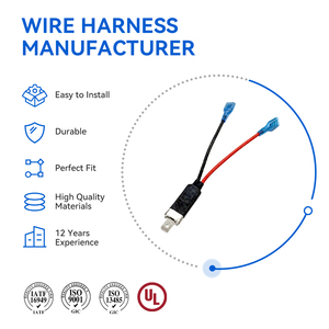 كابل محول لمصباح LED H1 12 فولت، كابل محول من واحد إلى اثنين لمصباح H1، كابل لمصباح أمامي H1 12 فولت 24 فولت بقابس مستقيم - Product Image 4