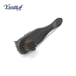 Yinste <b>Shoe</b> Brush Pig Hair <b>Soft</b> Bristles For Cleaning <b>Shoes</b> Household Use - Product Image 2