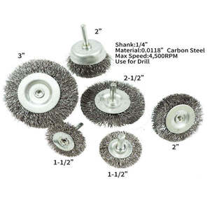<span class=keywords><strong>Brosse</strong></span> de décapage de rouille robuste pour <span class=keywords><strong>perceuse</strong></span>, en fil de cuivre torsadé, pour le nettoyage des métaux - Product Image 2