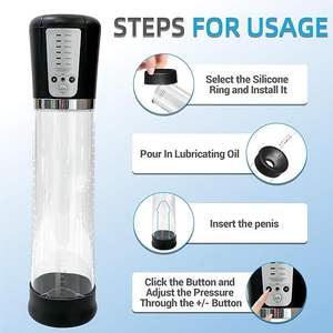 電気ペニス真空ポンプ4吸引強度自動高真空ペニス拡大拡張ポンプペニス拡大空気装置 - Product Image 3