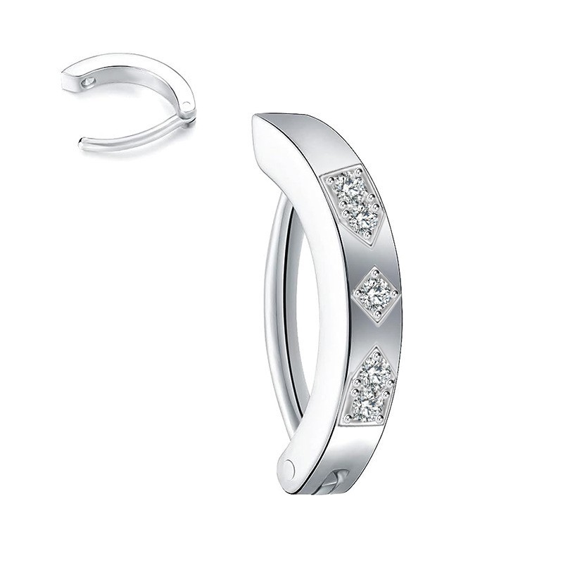 Estilo C color acero (zircón de cinco diamantes)