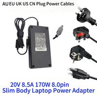 Chargeurs pour ordinateur portable 150W 170W compatibles avec Lenovo, adaptateur d'alimentation carré multi-spécifications DC 8.0pin USB C mince et épais