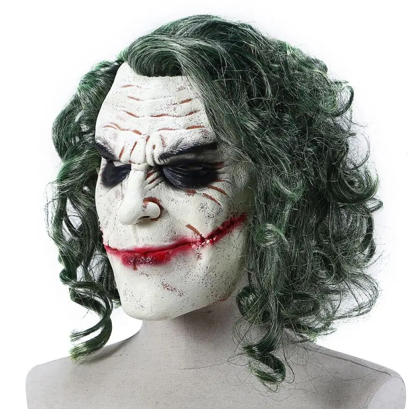 Halloween Horror Tovenaar Clown Party Masker Cos Decor Latex Volledige Gezichtsbedekking Masker Maskerade Halloween Feest Ontsnapping Verkleed Volwassen