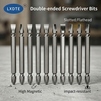 Embout de tournevis Torx T20 en acier LXDTE S2, tige hexagonale de 1/4 pouces, 100 mm, hautement magnétique, résistant aux chocs, pour outil électrique