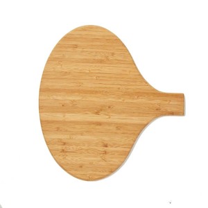 Bamboo Cutting Board Round With Handle For Serving And Cooking - Product Image 4