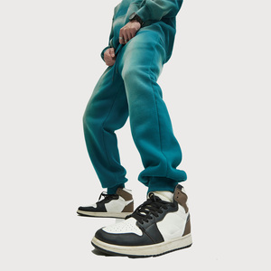 <span class=keywords><strong>Pantalones</strong></span> Deportivos de Algodón para Hombre, 380 g/m², Estilo Jogger, Lavado Ácido, Holgados, Personalizados, Largos - Product Image 3