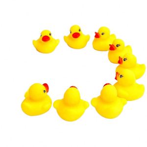 Patitos de Goma de Vinilo Ecológicos al por Mayor, Juguetes de Baño Coloridos Surtidos con Sonido, Patitos de Plástico para Apretar en la Bañera - Product Image 3