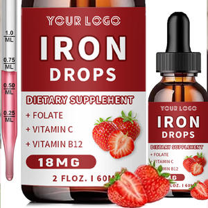 Produits de santé en gros : Gouttes de fer liquides orales pour soutenir la production de globules rouges, complément alimentaire pour une absorption de fer améliorée - Product Image 4