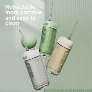Irrigateur Oral Portable à fil d'eau 200ML Dispositif de nettoyage des dents électrique 4 Modes IPX7 Irrigateur étanche - Product Image 1