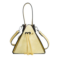 2024 individuelle Schnurzug-Pyramide vegane Ledertasche für Damen Luxustasche