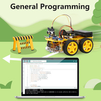 Juguete de programación de codificación DIY hecho en China 4WD WiFi APP Control Stem Aprendizaje educativo Robot inteligente Car Starter Kit Set para Arduino