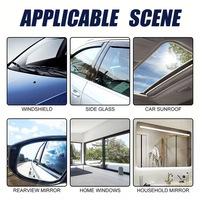 Spray Antivaho Nano de 100 ml, Repelente de Agua Eficaz para Parabrisas de Automóviles, Gafas y Espejos de Baño