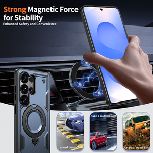 Coque de téléphone magnétique invisible pour Samsung S26 Ultra, coque de téléphone de luxe antichoc pour Samsung - Product Image 3