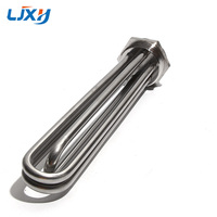 LJXH DN50 2 ''Résistance à l'eau et à l'huile Elément chauffant 3kw/9kw/6kw/12kw All 304SUS Thread Immersion Heater Parts for Swimming Pool