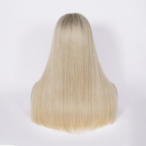 Parrucca Lace Front in <span class=keywords><strong>Capelli</strong></span> Umani Vergini Europei Pronta per la Spedizione, Nodo Singolo <span class=keywords><strong>5.0</strong></span>, 16-24 Pollici, Bionda per Donna Bianca - Product Image 2