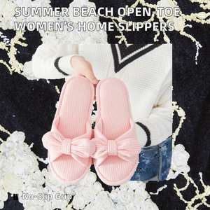 Mules d'intérieur pour femmes, style plage, à bout ouvert, antidérapantes, pour l'hiver - Product Image 2