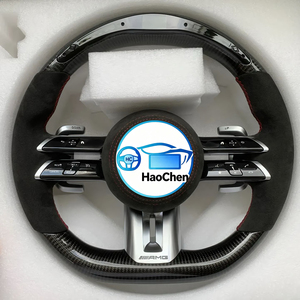 Ensemble complet de volant pour Mercedes Benz W213 Classe E <span class=keywords><strong>E220d</strong></span> E350 AMG Line, volant à fond plat, remplacement direct - Product Image 2