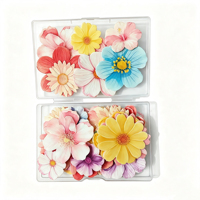 Papier de riz comestible à fleurs roses pour la décoration de gâteaux, mélange de fleurs de cerisier Sakura roses pour les décorations de cupcakes