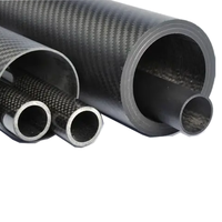Tubo Estructural de Fibra de Carbono de Grado Aeroespacial con Filamento Enrollado CNER, Tubo de Refuerzo para UAV y Equipos Aeroespaciales
