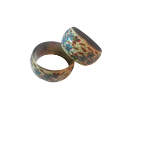 Bracelets de mode en résine de laiton peints à la main pour femmes bijoux fantaisie en gros des fournisseurs - Product Image 1