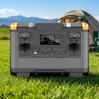 Estación de Energía Portátil de Carga Rápida Profesional de 2400W y 2016Wh con Carga Completa en 1.5H, Generador Solar para Vida en Autocaravanas, Fiestas al Aire Libre, OVO-T20