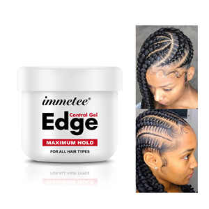 Controllo dei bordi Private Label tenuta forte a lunga durata ha rotto il Gel per capelli estrema tenuta per capelli africani - Product Image 5