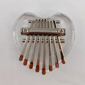 Mini 8 tasti carino pollice pianoforte accessorio ciondolo regalo principianti tastiera portatile musica novità e regali 8Key Thumb Piano