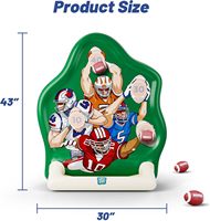 Jouet de football gonflable pour enfants, jeu de lancer d'eau en plein air, jouet interactif en PVC amusant pour parents et enfants
