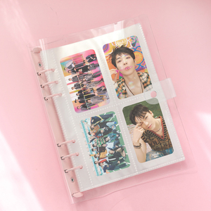 Classeur Kpop en plastique transparent 3 pouces, porte-cartes PVC, album photo pour cartes et photos avec pages intérieures - Product Image 3