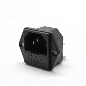 ปลั๊กเชื่อมต่อไฟฟ้าแบบ IEC320 C14 รุ่น Wenzhou AC-03 AC-02 พร้อมที่จับ รองรับกระแสไฟ 10 แอมป์ 250 โวลต์ พร้อมฟิวส์ในตัว - Product Image 1