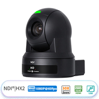 Caméra PTZ 1080P 60FPS 30X NDI HX2 USB3.0 HD 3G-SDI PoE avec cadrage automatique, vente en gros directe usine pour l'éducation