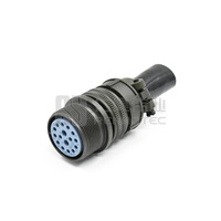 Connecteur circulaire MS4101A24-7S, 16 broches, raccord à baïonnette, prise aviation, olive drab