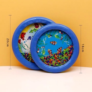 Wholesale Orff Percussion Instrument Portable 7 Inch 17.5 CM Inch Plastic Ocean Wave <b>Drum</b> Musical Instrument Ocean <b>Drum</b> - Product Image 6