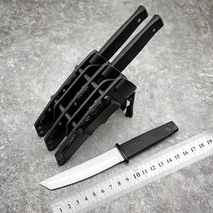 Special Design Outdoor Survival Straight Knife Hunting Camping Three-piece Knife With Molle Clips Tactical Knife