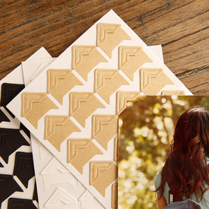Haute qualité vente chaude papier rétro coin <span class=keywords><strong>autocollants</strong></span> coller photo coin <span class=keywords><strong>autocollants</strong></span> 24 <span class=keywords><strong>coins</strong></span> d'album photo - Product Image 2