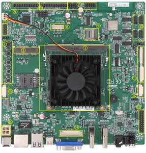 ECSUU ARM 6コア64ビットプロセッサAndroid7.1システムRockchip RK3399 CPU eMMCマザーボード