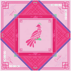 Elegante Tapete <span class=keywords><strong>de</strong></span> Mahjong Portátil con Bolsa <span class=keywords><strong>de</strong></span> Almacenamiento <span class=keywords><strong>de</strong></span> Lona con Cordón - Product Image 1