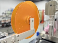 Étiqueteuse semi-automatique de bouteilles rondes, étiqueteuse pour canettes et bouteilles de boissons