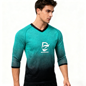 Maillot de Ciclismo MTB Personalizado Premium de Secado Rápido, Diseño Creativo, Ligero, Transpirable, Estampado, Manga 3/4 - Product Image 5