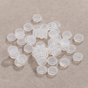 Coussinets d'oreille en spirale souples en résine plastique, accessoires ronds pour boucles d'oreilles, pour soulager la douleur et offrir une protection antidérapante - Product Image 4