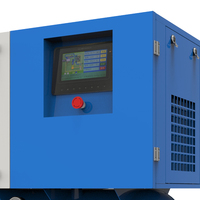 Compresseur d'air à vis lubrifié monophasé Dukas 3,7 kW avec bloc compresseur et moteur mobile 50 Hz/60 Hz intelligent mini