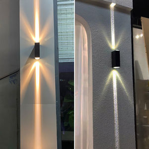 Đèn tường LED 2x5W bán buôn, chùm sáng dài, chất liệu nhôm, có thể sử dụng năng lượng mặt trời, nhiều màu sắc khác nhau - Product Image 2