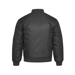 Pakistan fabricant Style décontracté hiver Bomber veste hommes doudoune fermeture éclair imperméable couleur unie personnalisable XL - Product Image 5