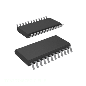 Controlador LED IC Lineal 90MA 24SSOP Distribuidor Autorizado TC62D748CFG,C,EL,B 24 SOP (0.236", 6.00mm de Ancho) - Product Image 1